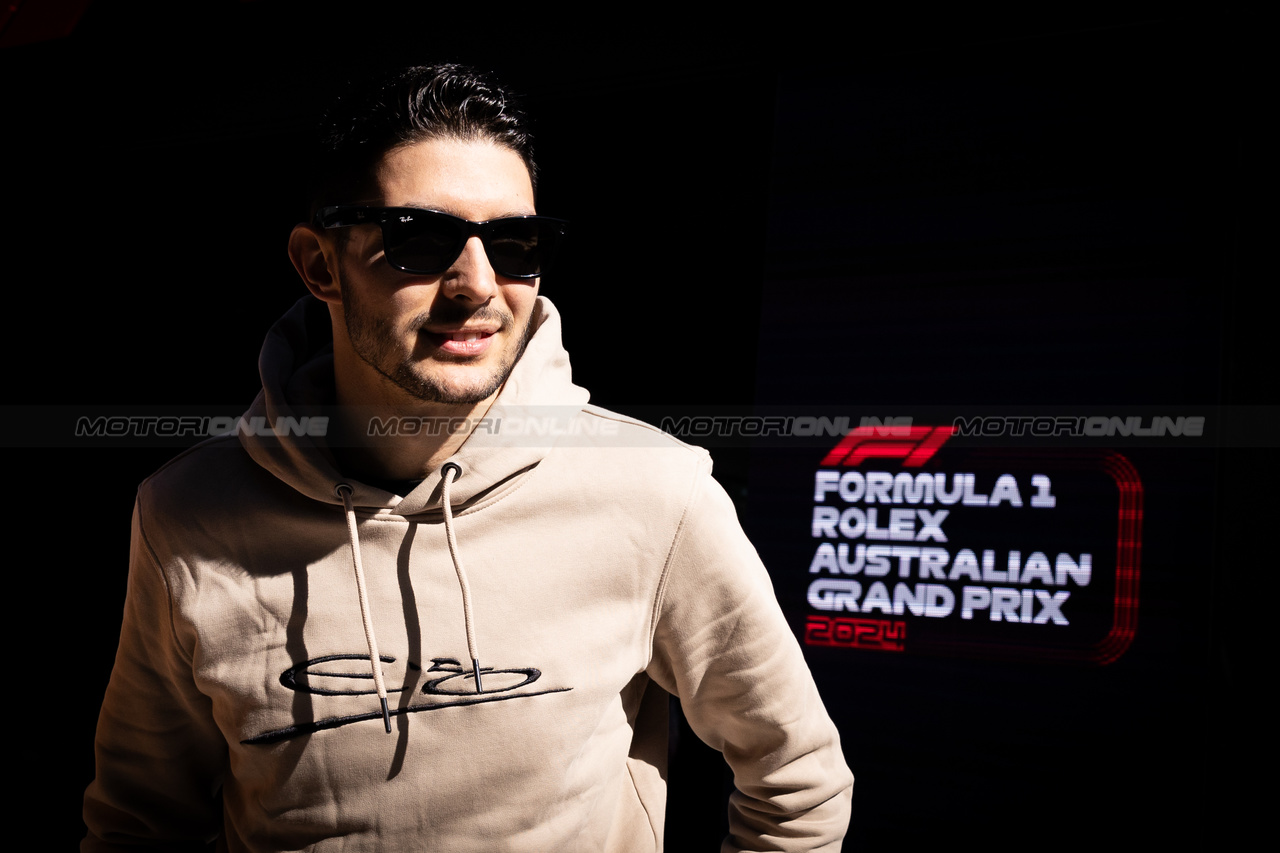 GP AUSTRALIA, Esteban Ocon (FRA) Alpine F1 Team.

21.03.2024. Formula 1 World Championship, Rd 3, Australian Grand Prix, Albert Park, Melbourne, Australia, Preparation Day.

- www.xpbimages.com, EMail: requests@xpbimages.com © Copyright: Bearne / XPB Images