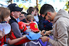 GP AUSTRALIA, Esteban Ocon (FRA) Alpine F1 Team with fans.
21.03.2024. Formula 1 World Championship, Rd 3, Australian Grand Prix, Albert Park, Melbourne, Australia, Preparation Day.
- www.xpbimages.com, EMail: requests@xpbimages.com © Copyright: Batchelor / XPB Images