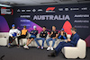 GP AUSTRALIA, (L to R): Daniel Ricciardo (AUS) RB; Oscar Piastri (AUS) McLaren; Logan Sargeant (USA) Williams Racing; Esteban Ocon (FRA) Alpine F1 Team; Kevin Magnussen (DEN) Haas F1 Team; Sergio Perez (MEX) Red Bull Racing; e Tom Clarkson (GBR) Journalist, in the FIA Press Conference.
21.03.2024. Formula 1 World Championship, Rd 3, Australian Grand Prix, Albert Park, Melbourne, Australia, Preparation Day.
- www.xpbimages.com, EMail: requests@xpbimages.com © Copyright: XPB Images