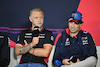 GP AUSTRALIA, (L to R): Kevin Magnussen (DEN) Haas F1 Team e Sergio Perez (MEX) Red Bull Racing in the FIA Press Conference.
21.03.2024. Formula 1 World Championship, Rd 3, Australian Grand Prix, Albert Park, Melbourne, Australia, Preparation Day.
- www.xpbimages.com, EMail: requests@xpbimages.com © Copyright: XPB Images
