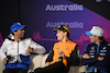 GP AUSTRALIA, (L to R): Daniel Ricciardo (AUS) RB; Oscar Piastri (AUS) McLaren; e Logan Sargeant (USA) Williams Racing, in the FIA Press Conference.
21.03.2024. Formula 1 World Championship, Rd 3, Australian Grand Prix, Albert Park, Melbourne, Australia, Preparation Day.
- www.xpbimages.com, EMail: requests@xpbimages.com © Copyright: XPB Images