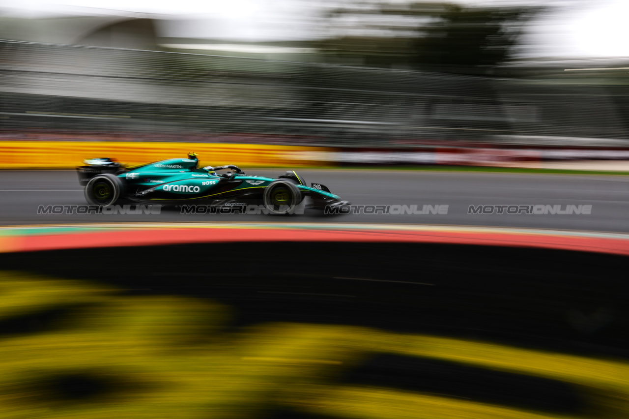 GP AUSTRALIA, Fernando Alonso (ESP), Aston Martin Racing 
23.03.2024. Formula 1 World Championship, Rd 3, Australian Grand Prix, Albert Park, Melbourne, Australia, Qualifiche Day.
- www.xpbimages.com, EMail: requests@xpbimages.com © Copyright: Charniaux / XPB Images