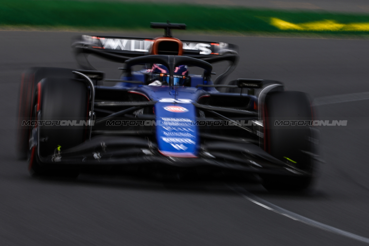 GP AUSTRALIA, Alex Albon (THA), Williams F1 Team 
23.03.2024. Formula 1 World Championship, Rd 3, Australian Grand Prix, Albert Park, Melbourne, Australia, Qualifiche Day.
- www.xpbimages.com, EMail: requests@xpbimages.com © Copyright: Charniaux / XPB Images