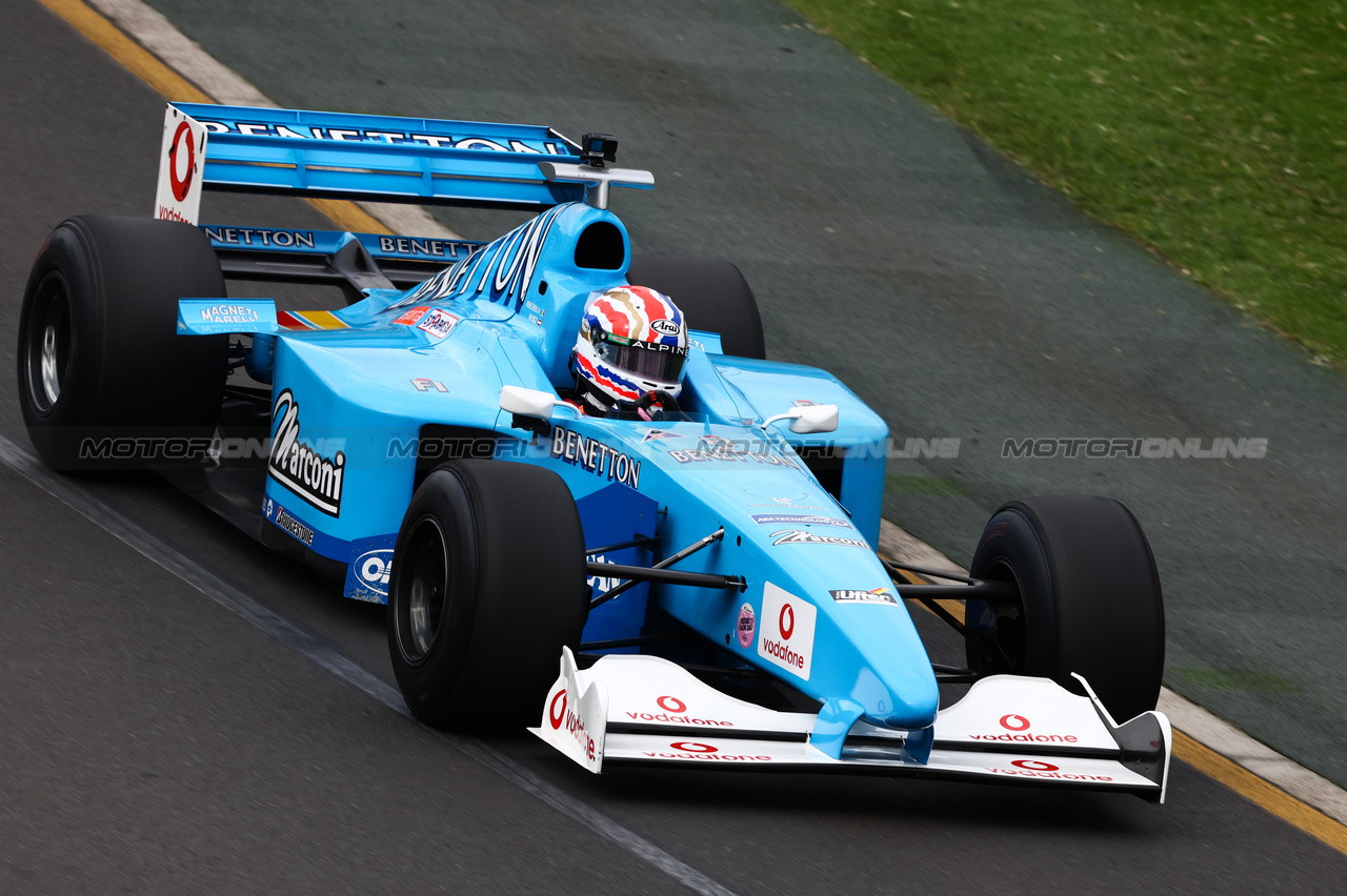 GP AUSTRALIA, Jack Doohan (AUS), Alpine F1 Team, drives the Benetton B200 
23.03.2024. Formula 1 World Championship, Rd 3, Australian Grand Prix, Albert Park, Melbourne, Australia, Qualifiche Day.
- www.xpbimages.com, EMail: requests@xpbimages.com © Copyright: Charniaux / XPB Images