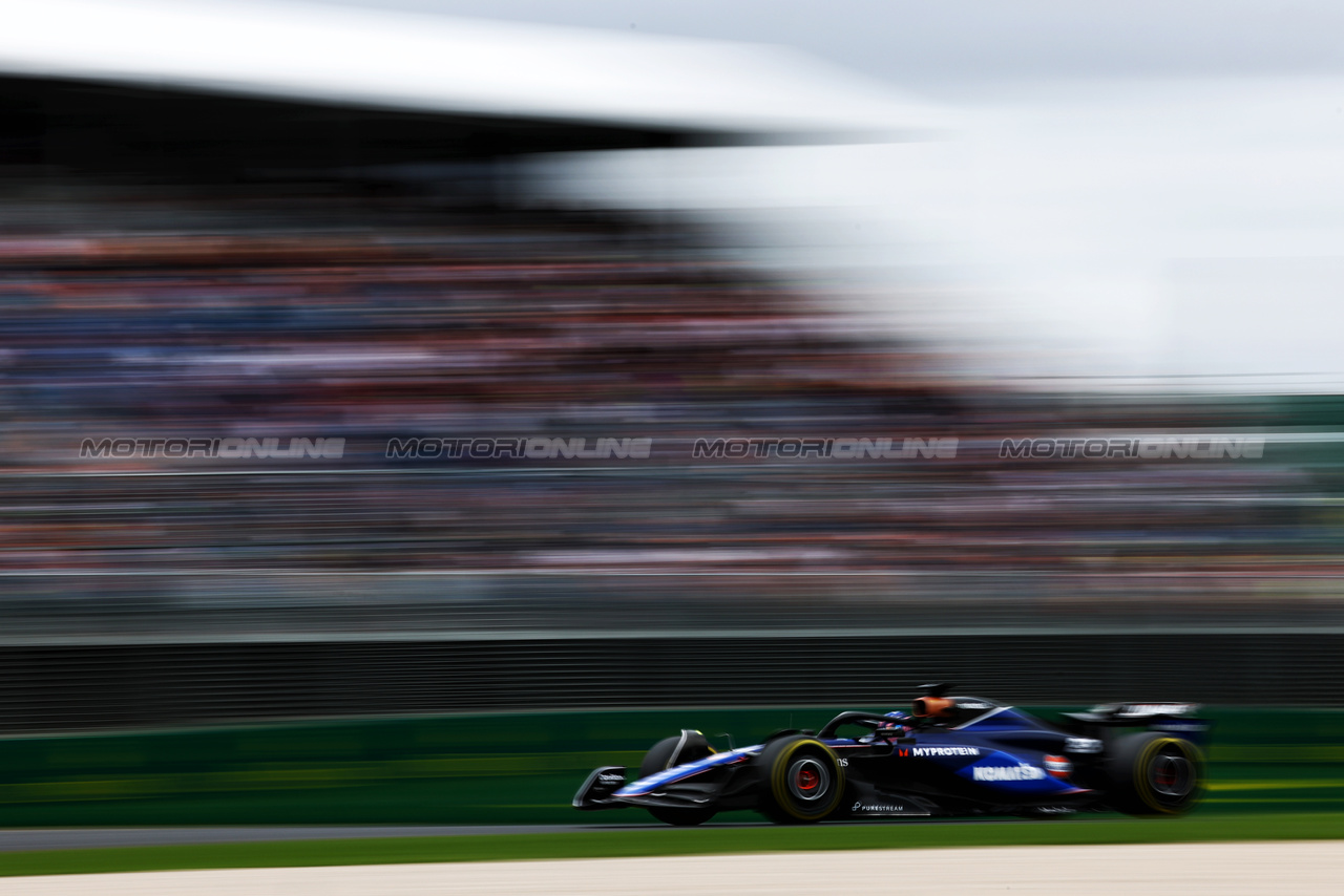 GP AUSTRALIA, Alexander Albon (THA) Williams Racing FW46.

23.03.2024. Formula 1 World Championship, Rd 3, Australian Grand Prix, Albert Park, Melbourne, Australia, Qualifiche Day.

 - www.xpbimages.com, EMail: requests@xpbimages.com © Copyright: Coates / XPB Images