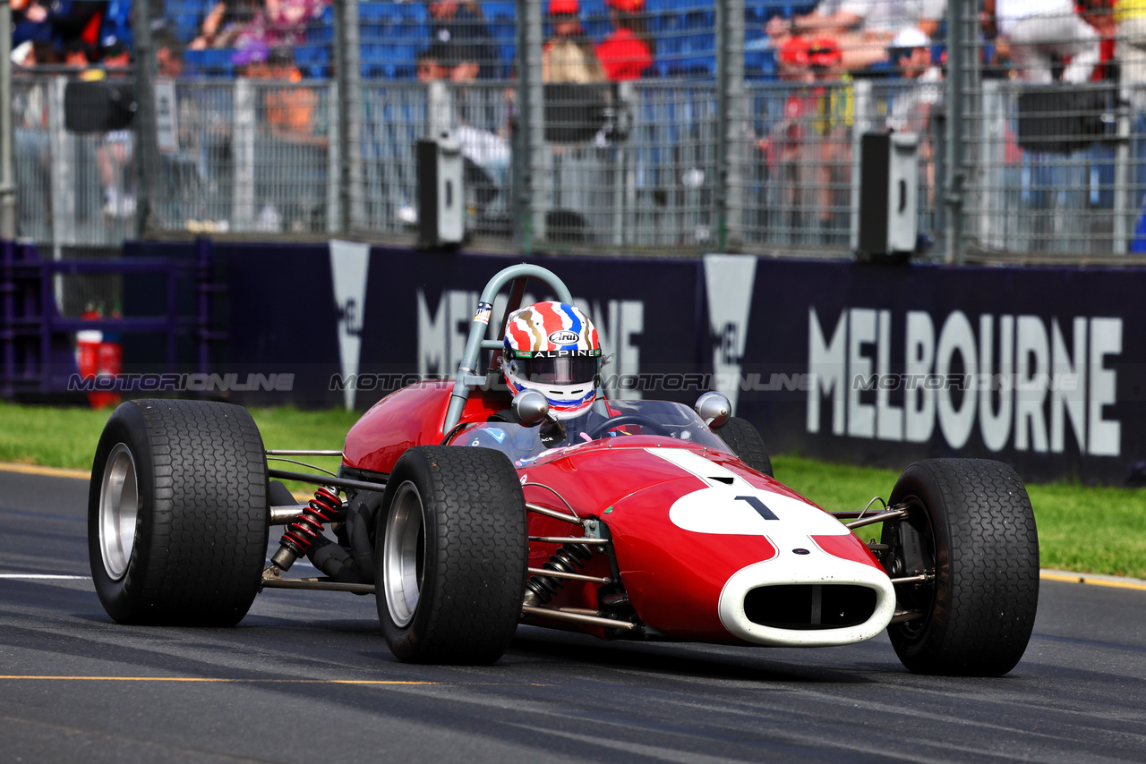 GP AUSTRALIA, Jack Doohan (AUS) Alpine F1 Team Reserve Driver in a Brabham BT23B.

23.03.2024. Formula 1 World Championship, Rd 3, Australian Grand Prix, Albert Park, Melbourne, Australia, Qualifiche Day.

- www.xpbimages.com, EMail: requests@xpbimages.com © Copyright: Charniaux / XPB Images