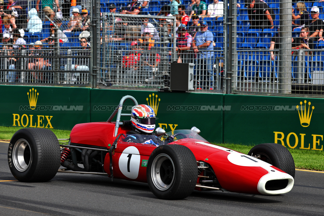 GP AUSTRALIA, Jack Doohan (AUS) Alpine F1 Team Reserve Driver in a Brabham BT23B.

23.03.2024. Formula 1 World Championship, Rd 3, Australian Grand Prix, Albert Park, Melbourne, Australia, Qualifiche Day.

- www.xpbimages.com, EMail: requests@xpbimages.com © Copyright: Charniaux / XPB Images