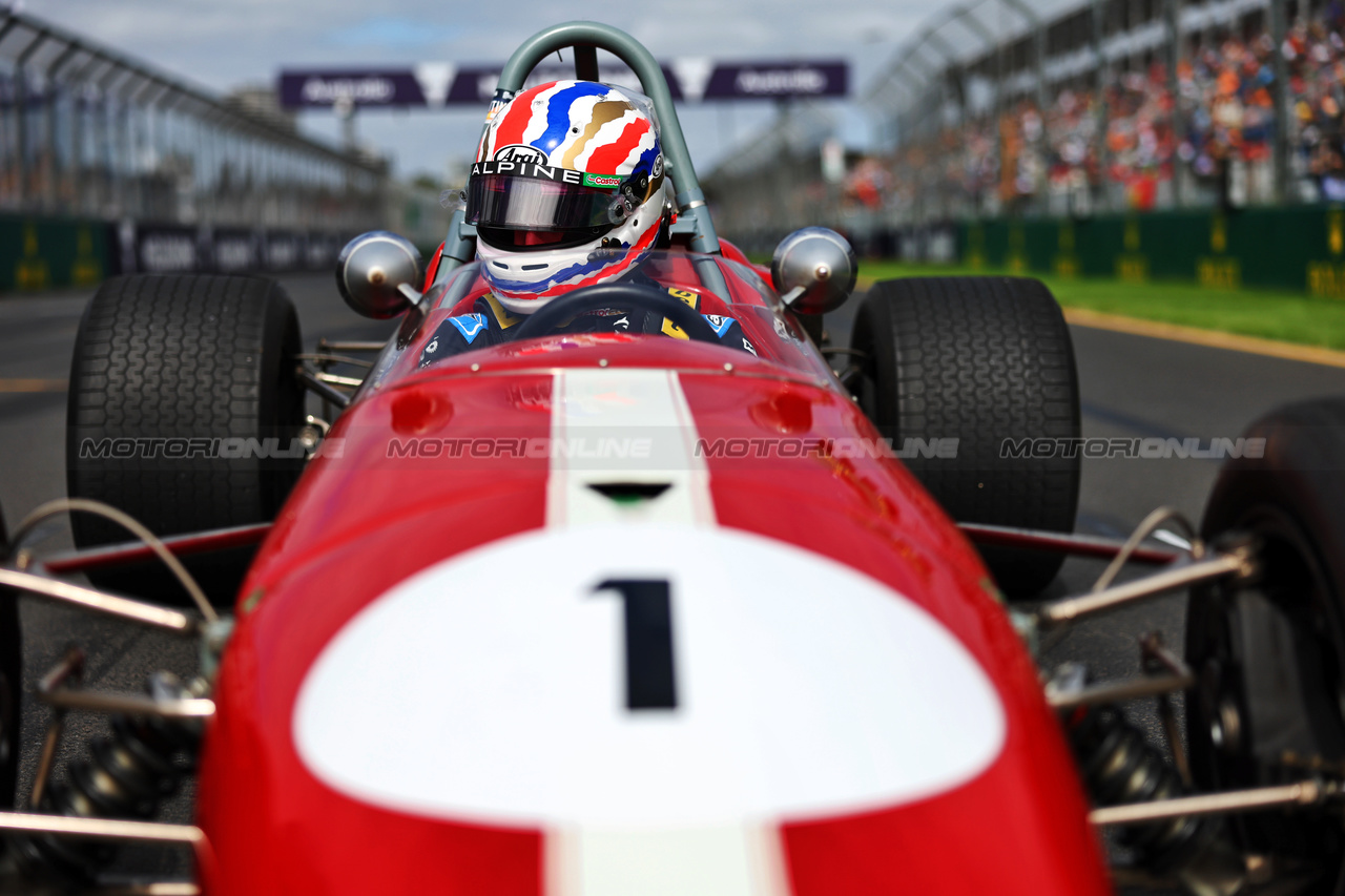GP AUSTRALIA, Jack Doohan (AUS) Alpine F1 Team Reserve Driver in a Brabham BT23B.

23.03.2024. Formula 1 World Championship, Rd 3, Australian Grand Prix, Albert Park, Melbourne, Australia, Qualifiche Day.

- www.xpbimages.com, EMail: requests@xpbimages.com © Copyright: Charniaux / XPB Images