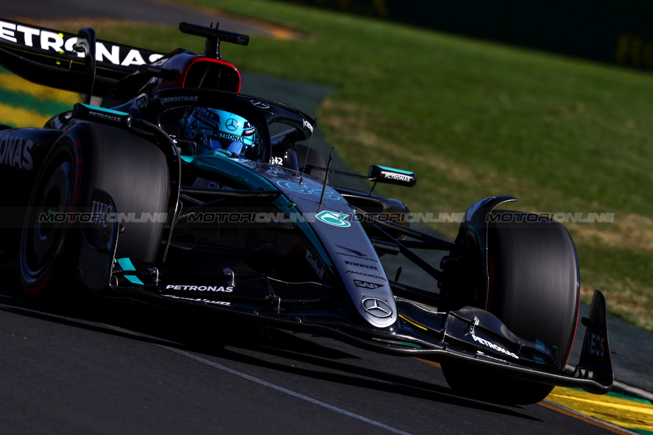 GP AUSTRALIA, George Russell (GBR), Mercedes AMG F1 
23.03.2024. Formula 1 World Championship, Rd 3, Australian Grand Prix, Albert Park, Melbourne, Australia, Qualifiche Day.
- www.xpbimages.com, EMail: requests@xpbimages.com © Copyright: Charniaux / XPB Images