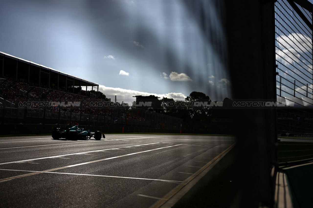 GP AUSTRALIA, Lance Stroll (CDN), Aston Martin F1 Team 
23.03.2024. Formula 1 World Championship, Rd 3, Australian Grand Prix, Albert Park, Melbourne, Australia, Qualifiche Day.
- www.xpbimages.com, EMail: requests@xpbimages.com © Copyright: Charniaux / XPB Images
