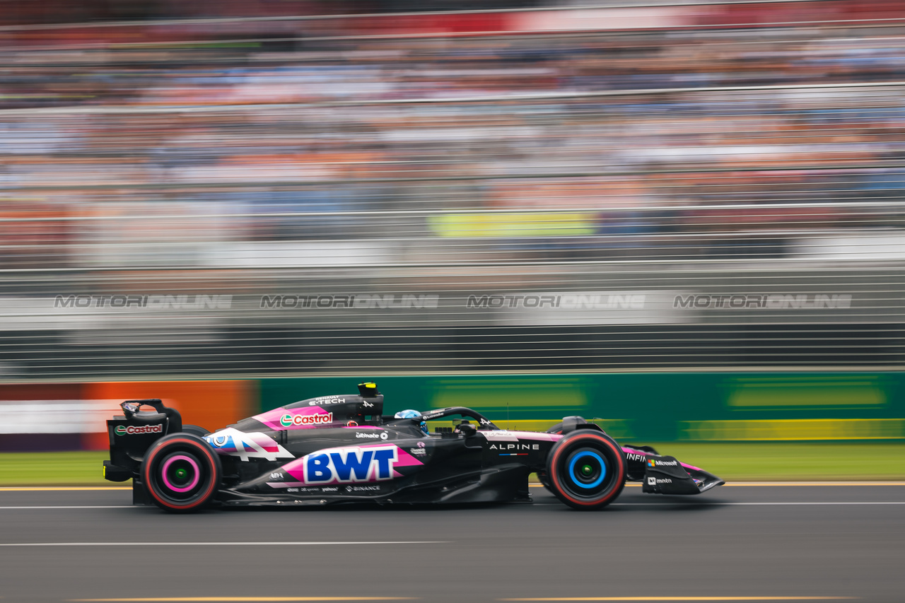 GP AUSTRALIA, Pierre Gasly (FRA) Alpine F1 Team A524.

23.03.2024. Formula 1 World Championship, Rd 3, Australian Grand Prix, Albert Park, Melbourne, Australia, Qualifiche Day.

- www.xpbimages.com, EMail: requests@xpbimages.com © Copyright: Bearne / XPB Images