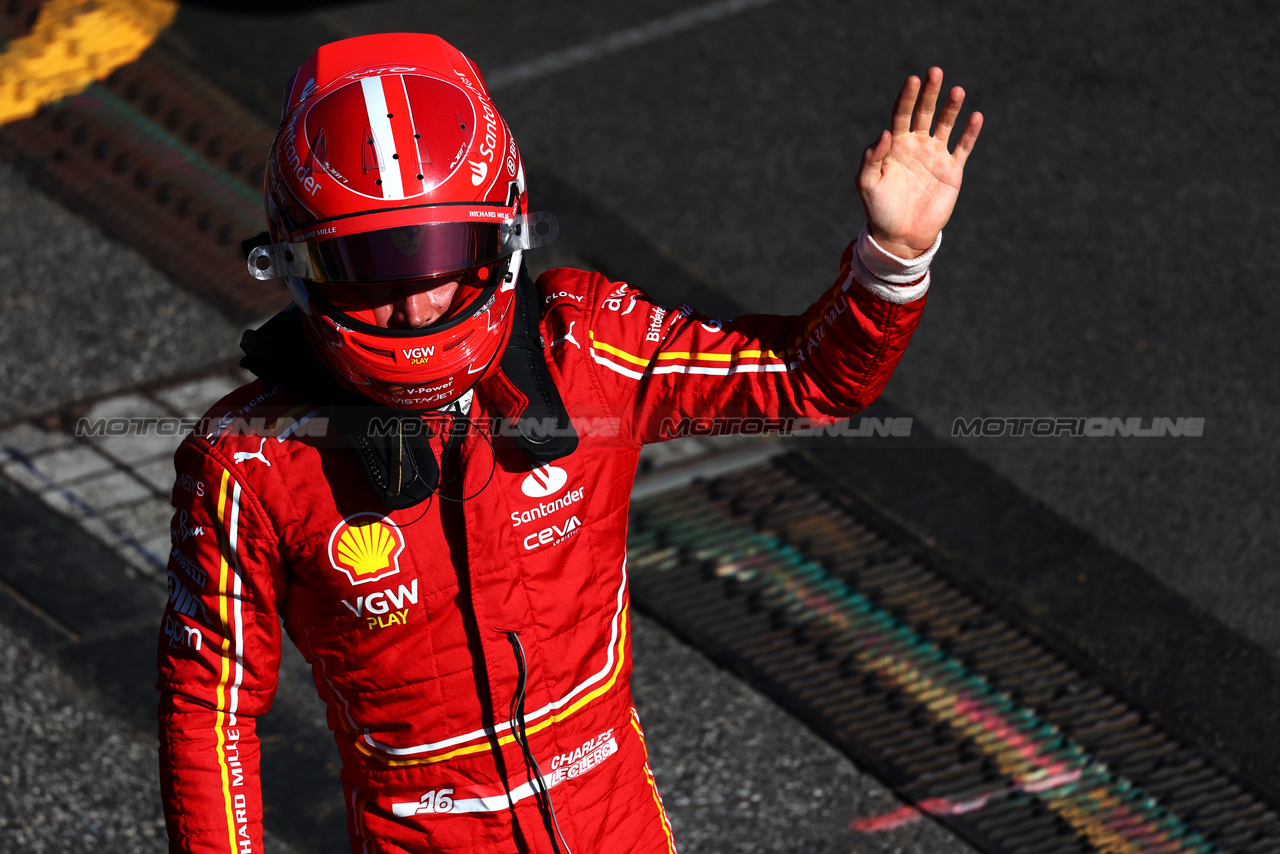 GP AUSTRALIA, Charles Leclerc (MON) Ferrari in parc ferme.

23.03.2024. Formula 1 World Championship, Rd 3, Australian Grand Prix, Albert Park, Melbourne, Australia, Qualifiche Day.

 - www.xpbimages.com, EMail: requests@xpbimages.com © Copyright: Coates / XPB Images