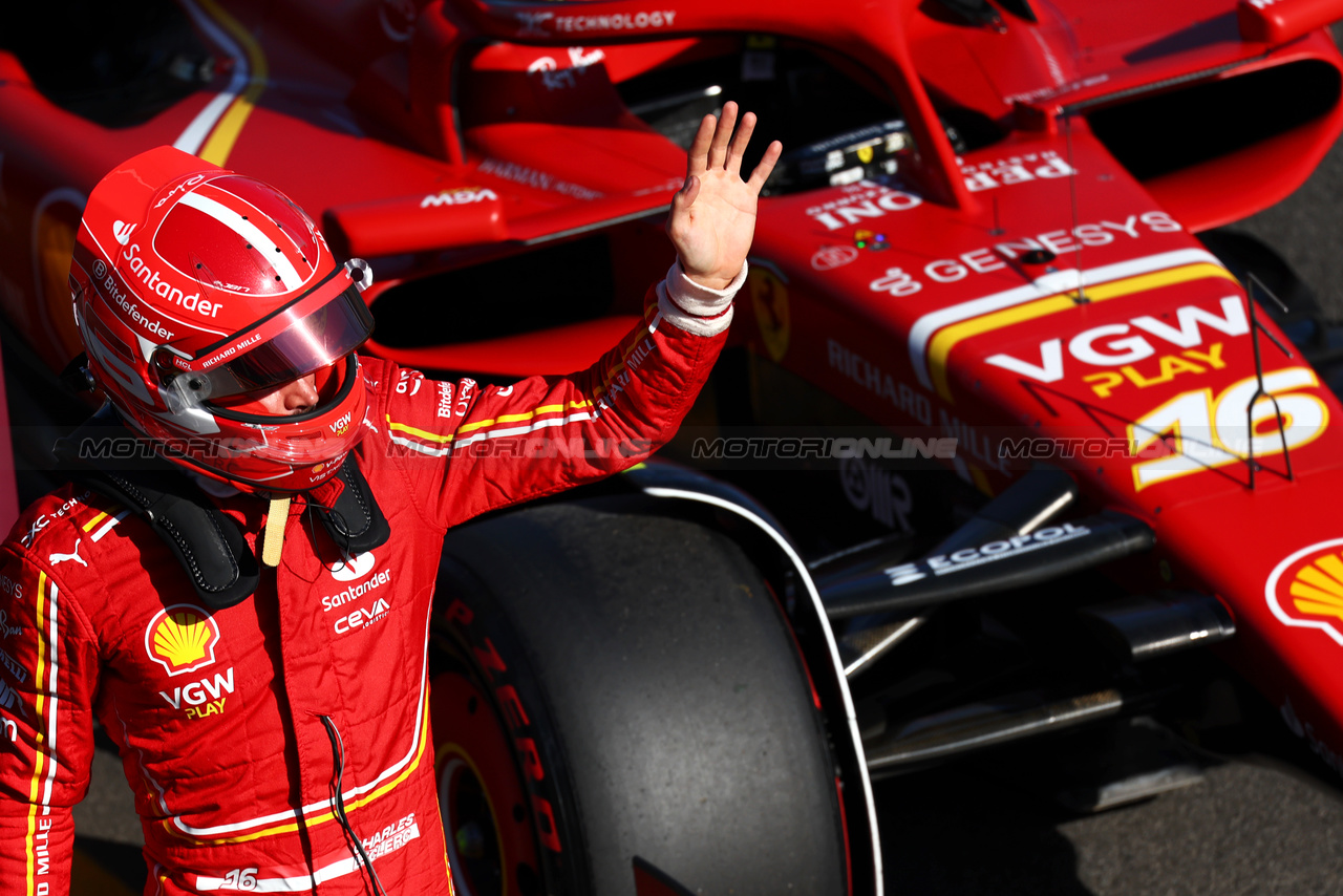 GP AUSTRALIA, Charles Leclerc (MON) Ferrari SF-24 in parc ferme.

23.03.2024. Formula 1 World Championship, Rd 3, Australian Grand Prix, Albert Park, Melbourne, Australia, Qualifiche Day.

 - www.xpbimages.com, EMail: requests@xpbimages.com © Copyright: Coates / XPB Images
