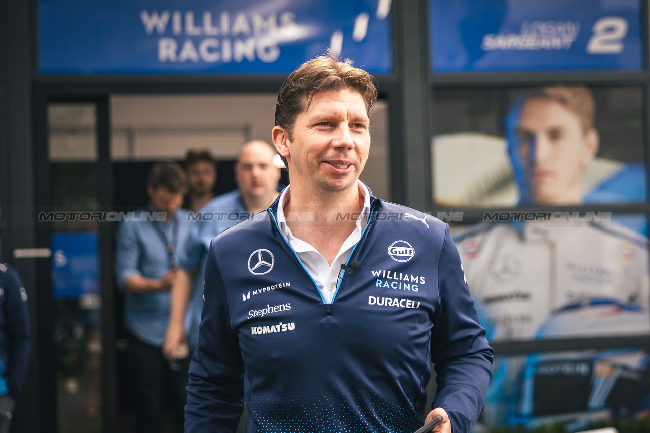 GP AUSTRALIA, James Vowles (GBR) Williams Racing Team Principal.

23.03.2024. Formula 1 World Championship, Rd 3, Australian Grand Prix, Albert Park, Melbourne, Australia, Qualifiche Day.

- www.xpbimages.com, EMail: requests@xpbimages.com © Copyright: Bearne / XPB Images