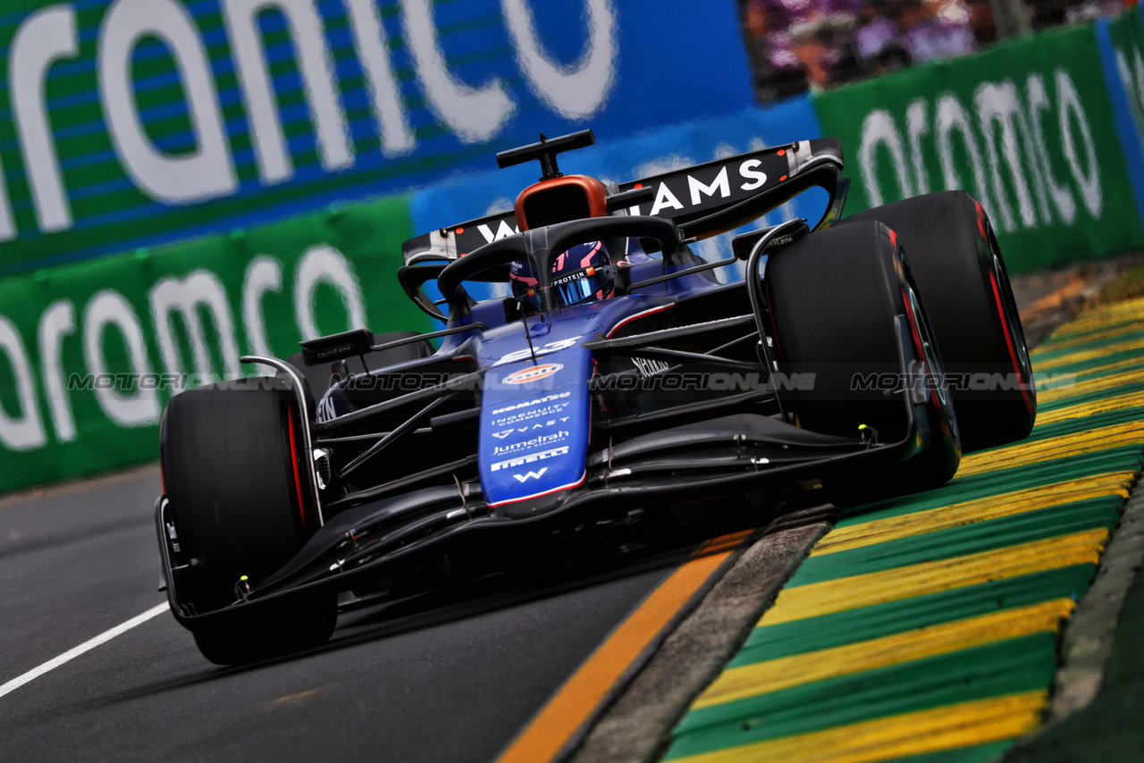 GP AUSTRALIA, Alexander Albon (THA) Williams Racing FW46.

23.03.2024. Formula 1 World Championship, Rd 3, Australian Grand Prix, Albert Park, Melbourne, Australia, Qualifiche Day.

 - www.xpbimages.com, EMail: requests@xpbimages.com © Copyright: Coates / XPB Images