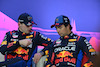 GP AUSTRALIA, (L to R): Max Verstappen (NLD) Red Bull Racing; e Sergio Perez (MEX) Red Bull Racing, in the post qualifying FIA Press Conference.
23.03.2024. Formula 1 World Championship, Rd 3, Australian Grand Prix, Albert Park, Melbourne, Australia, Qualifiche Day.
- www.xpbimages.com, EMail: requests@xpbimages.com © Copyright: XPB Images