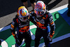 GP AUSTRALIA, (L to R): Sergio Perez (MEX) Red Bull Racing with pole sitter e team mate Max Verstappen (NLD) Red Bull Racing in qualifying parc ferme.
23.03.2024. Formula 1 World Championship, Rd 3, Australian Grand Prix, Albert Park, Melbourne, Australia, Qualifiche Day.
 - www.xpbimages.com, EMail: requests@xpbimages.com © Copyright: Coates / XPB Images