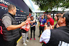 GP AUSTRALIA, Sergio Perez (MEX) Red Bull Racing with fans.
23.03.2024. Formula 1 World Championship, Rd 3, Australian Grand Prix, Albert Park, Melbourne, Australia, Qualifiche Day.
 - www.xpbimages.com, EMail: requests@xpbimages.com © Copyright: Coates / XPB Images