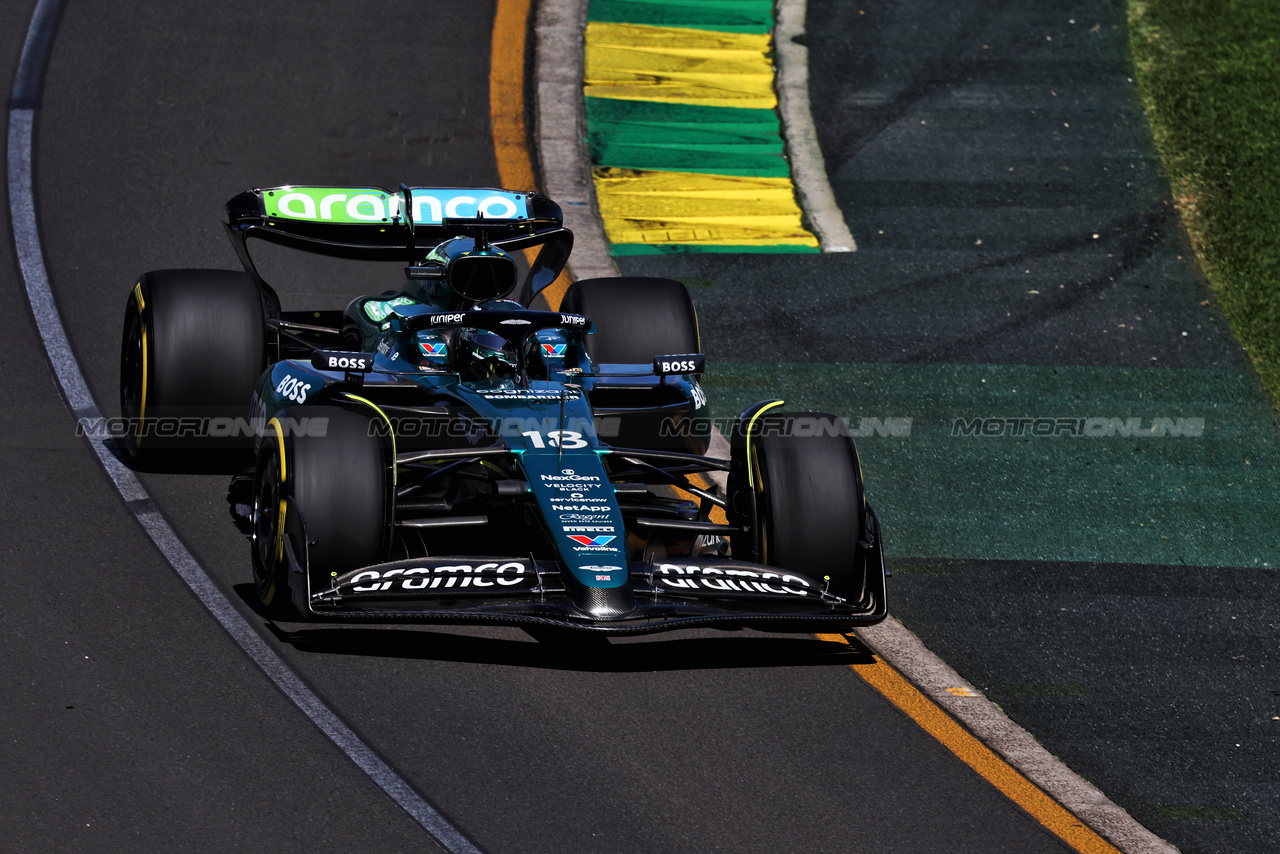 GP AUSTRALIA, Lance Stroll (CDN) Aston Martin F1 Team AMR24.

22.03.2024. Formula 1 World Championship, Rd 3, Australian Grand Prix, Albert Park, Melbourne, Australia, Practice Day.

- www.xpbimages.com, EMail: requests@xpbimages.com © Copyright: Moy / XPB Images