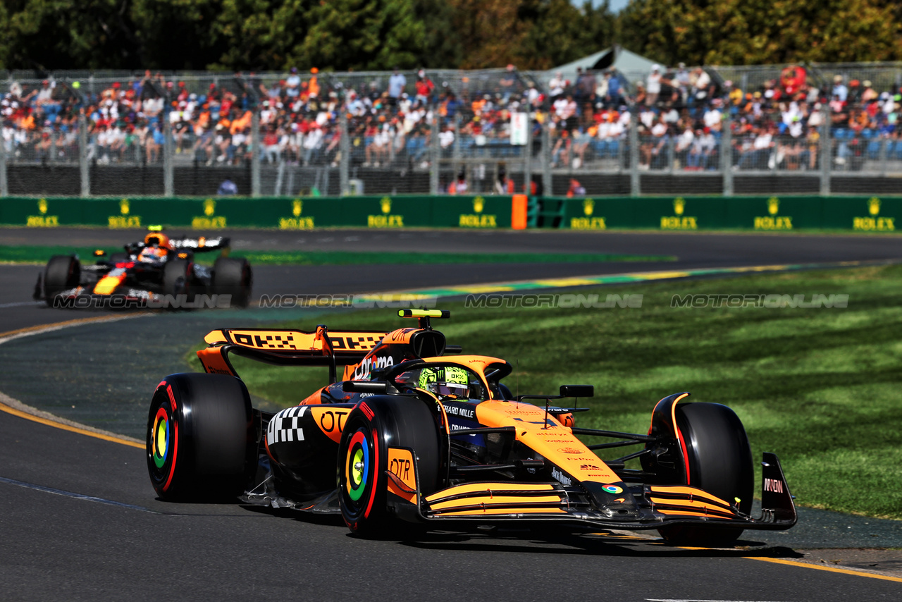 GP AUSTRALIA, Lando Norris (GBR) McLaren MCL38.

22.03.2024. Formula 1 World Championship, Rd 3, Australian Grand Prix, Albert Park, Melbourne, Australia, Practice Day.

- www.xpbimages.com, EMail: requests@xpbimages.com © Copyright: Moy / XPB Images