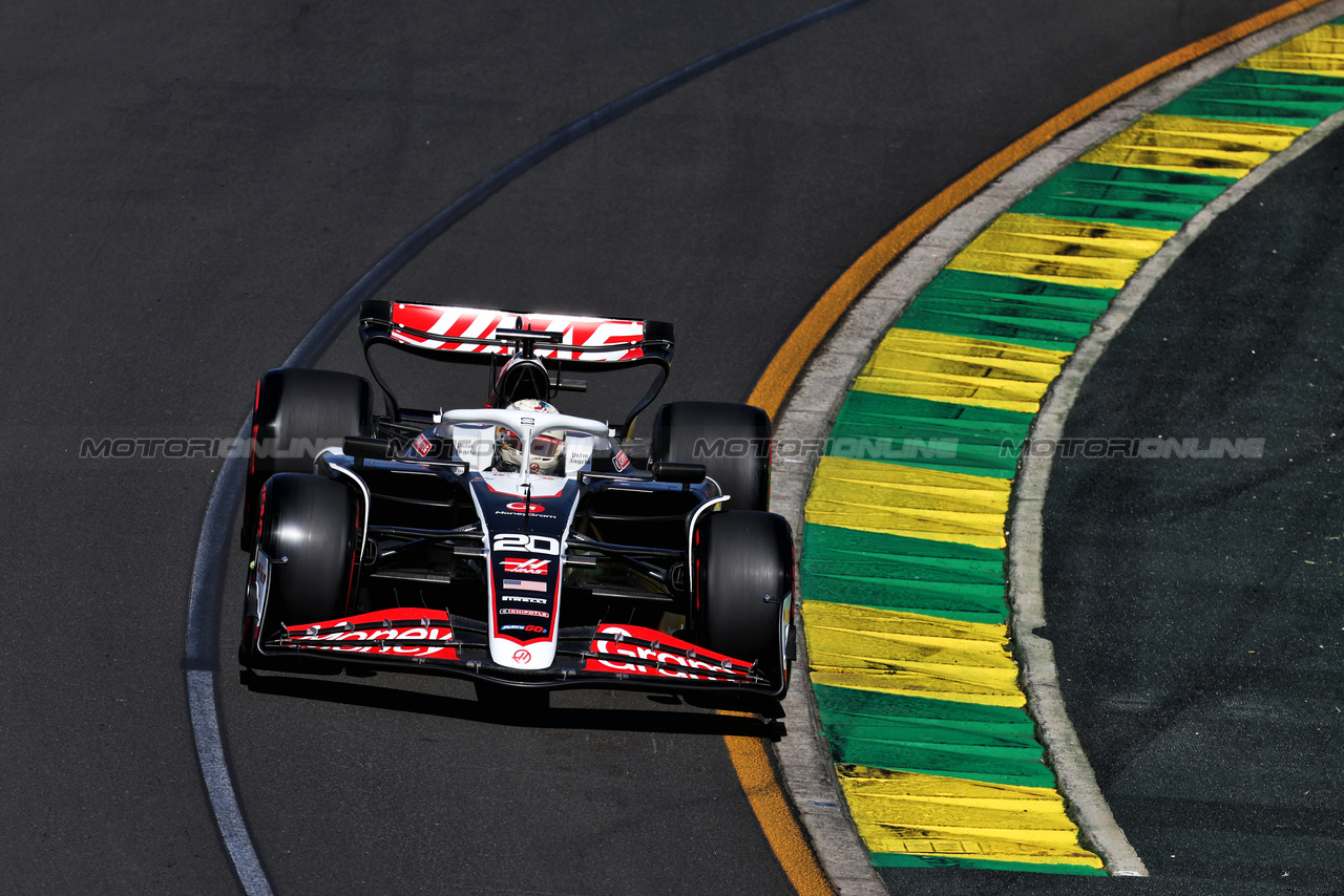 GP AUSTRALIA, Kevin Magnussen (DEN) Haas VF-24.

22.03.2024. Formula 1 World Championship, Rd 3, Australian Grand Prix, Albert Park, Melbourne, Australia, Practice Day.

- www.xpbimages.com, EMail: requests@xpbimages.com © Copyright: Moy / XPB Images