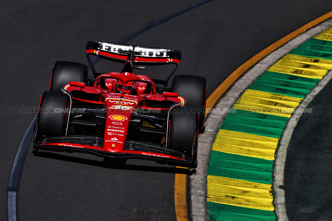 GP AUSTRALIA, Charles Leclerc (MON) Ferrari SF-24.

22.03.2024. Formula 1 World Championship, Rd 3, Australian Grand Prix, Albert Park, Melbourne, Australia, Practice Day.

 - www.xpbimages.com, EMail: requests@xpbimages.com © Copyright: Coates / XPB Images