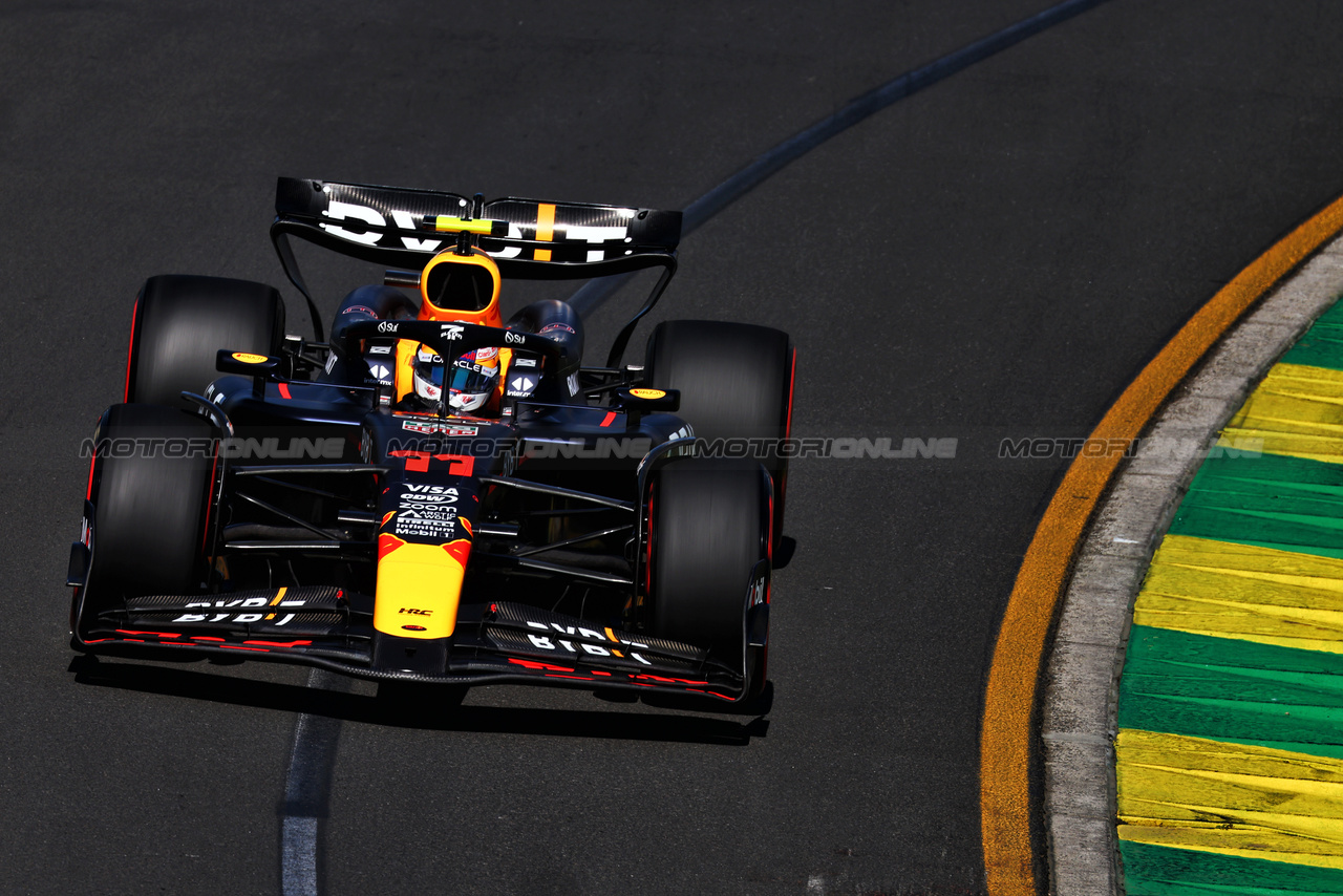 GP AUSTRALIA, Sergio Perez (MEX) Red Bull Racing RB20.

22.03.2024. Formula 1 World Championship, Rd 3, Australian Grand Prix, Albert Park, Melbourne, Australia, Practice Day.

 - www.xpbimages.com, EMail: requests@xpbimages.com © Copyright: Coates / XPB Images