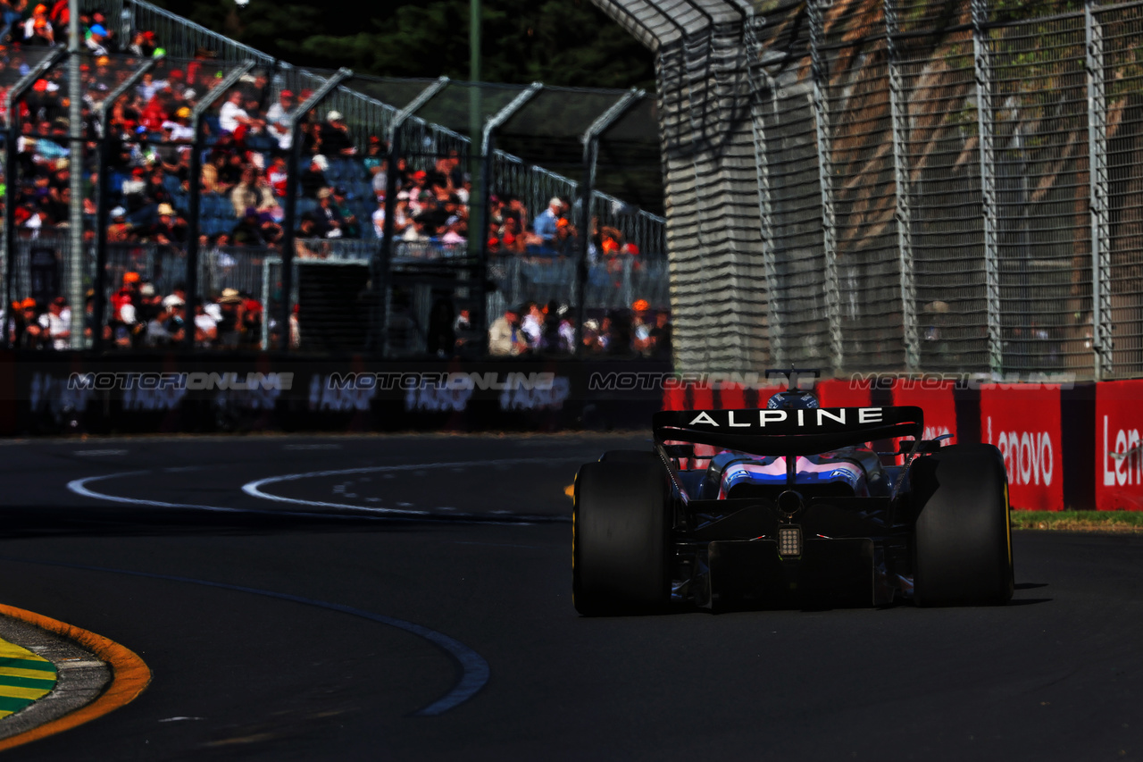 GP AUSTRALIA, Esteban Ocon (FRA) Alpine F1 Team A524.

22.03.2024. Formula 1 World Championship, Rd 3, Australian Grand Prix, Albert Park, Melbourne, Australia, Practice Day.

 - www.xpbimages.com, EMail: requests@xpbimages.com © Copyright: Coates / XPB Images