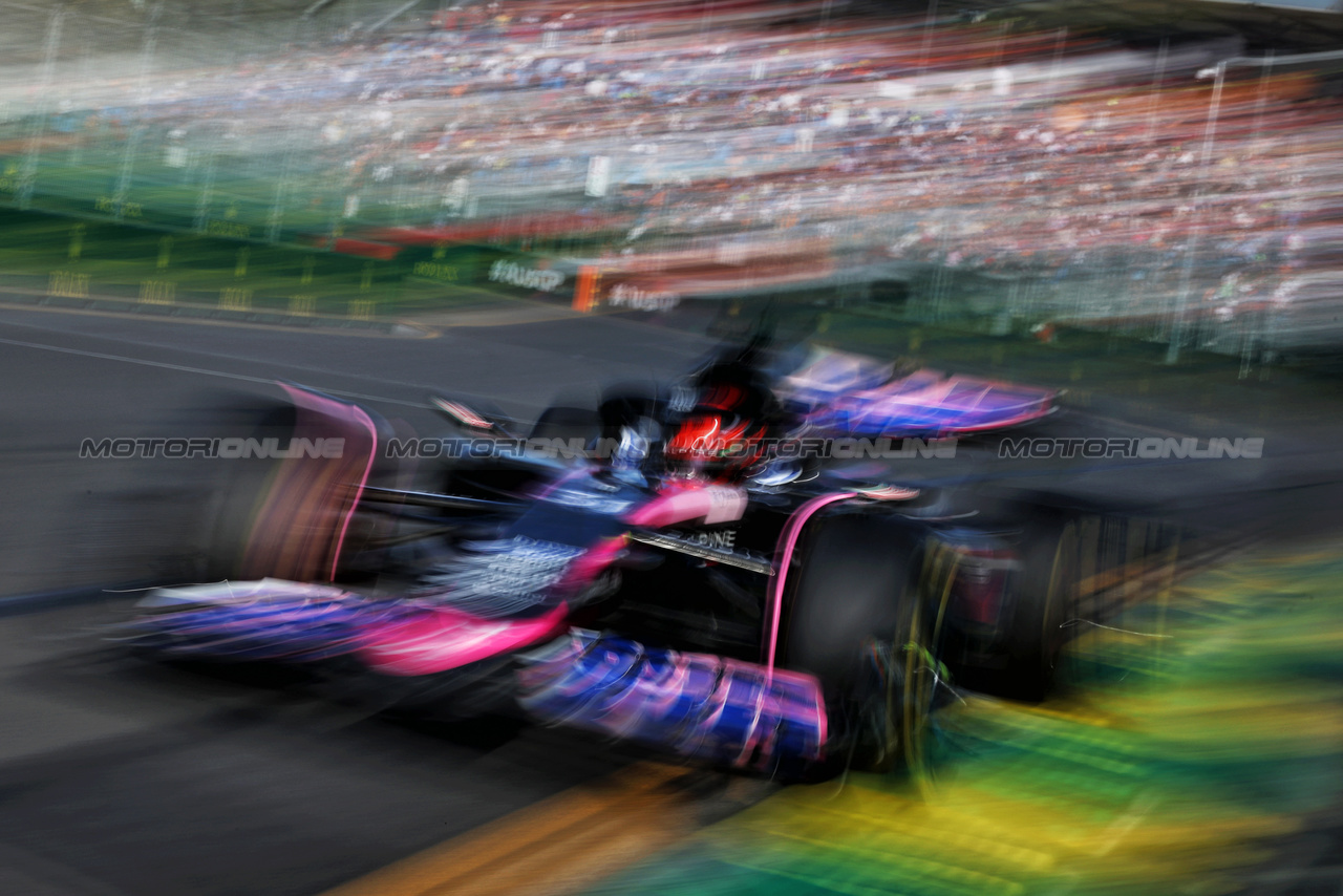 GP AUSTRALIA, Esteban Ocon (FRA) Alpine F1 Team A524.

22.03.2024. Formula 1 World Championship, Rd 3, Australian Grand Prix, Albert Park, Melbourne, Australia, Practice Day.

- www.xpbimages.com, EMail: requests@xpbimages.com © Copyright: Moy / XPB Images