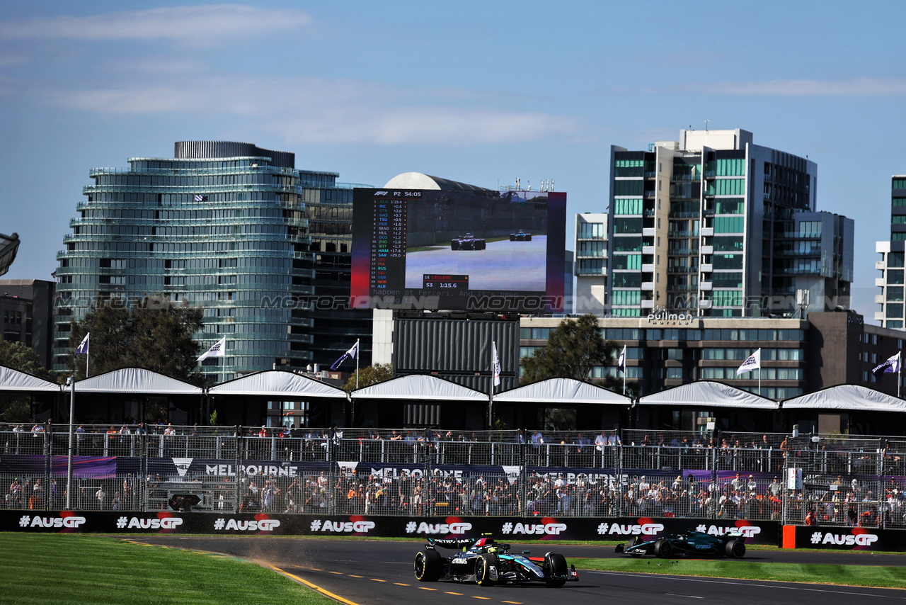 GP AUSTRALIA, Lewis Hamilton (GBR) Mercedes AMG F1 W15.

22.03.2024. Formula 1 World Championship, Rd 3, Australian Grand Prix, Albert Park, Melbourne, Australia, Practice Day.

- www.xpbimages.com, EMail: requests@xpbimages.com © Copyright: Moy / XPB Images