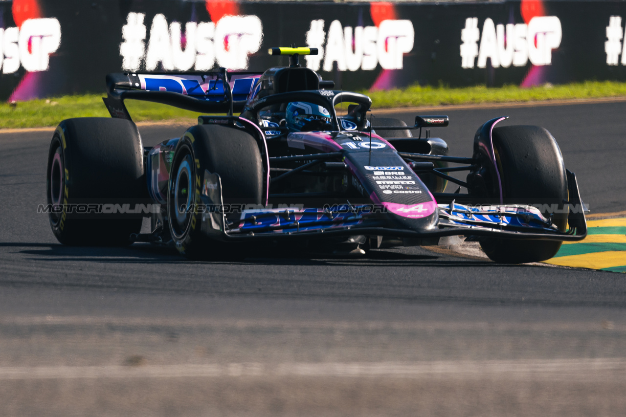 GP AUSTRALIA, Pierre Gasly (FRA) Alpine F1 Team A524.

22.03.2024. Formula 1 World Championship, Rd 3, Australian Grand Prix, Albert Park, Melbourne, Australia, Practice Day.

- www.xpbimages.com, EMail: requests@xpbimages.com © Copyright: Bearne / XPB Images