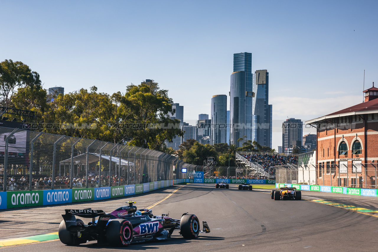 GP AUSTRALIA, Pierre Gasly (FRA) Alpine F1 Team A524.

22.03.2024. Formula 1 World Championship, Rd 3, Australian Grand Prix, Albert Park, Melbourne, Australia, Practice Day.

- www.xpbimages.com, EMail: requests@xpbimages.com © Copyright: Bearne / XPB Images