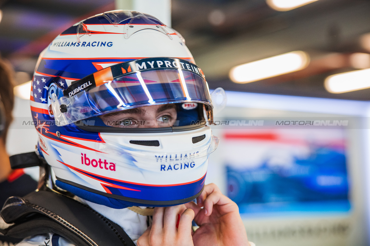 GP AUSTRALIA, Logan Sargeant (USA) Williams Racing.

22.03.2024. Formula 1 World Championship, Rd 3, Australian Grand Prix, Albert Park, Melbourne, Australia, Practice Day.

- www.xpbimages.com, EMail: requests@xpbimages.com © Copyright: Bearne / XPB Images