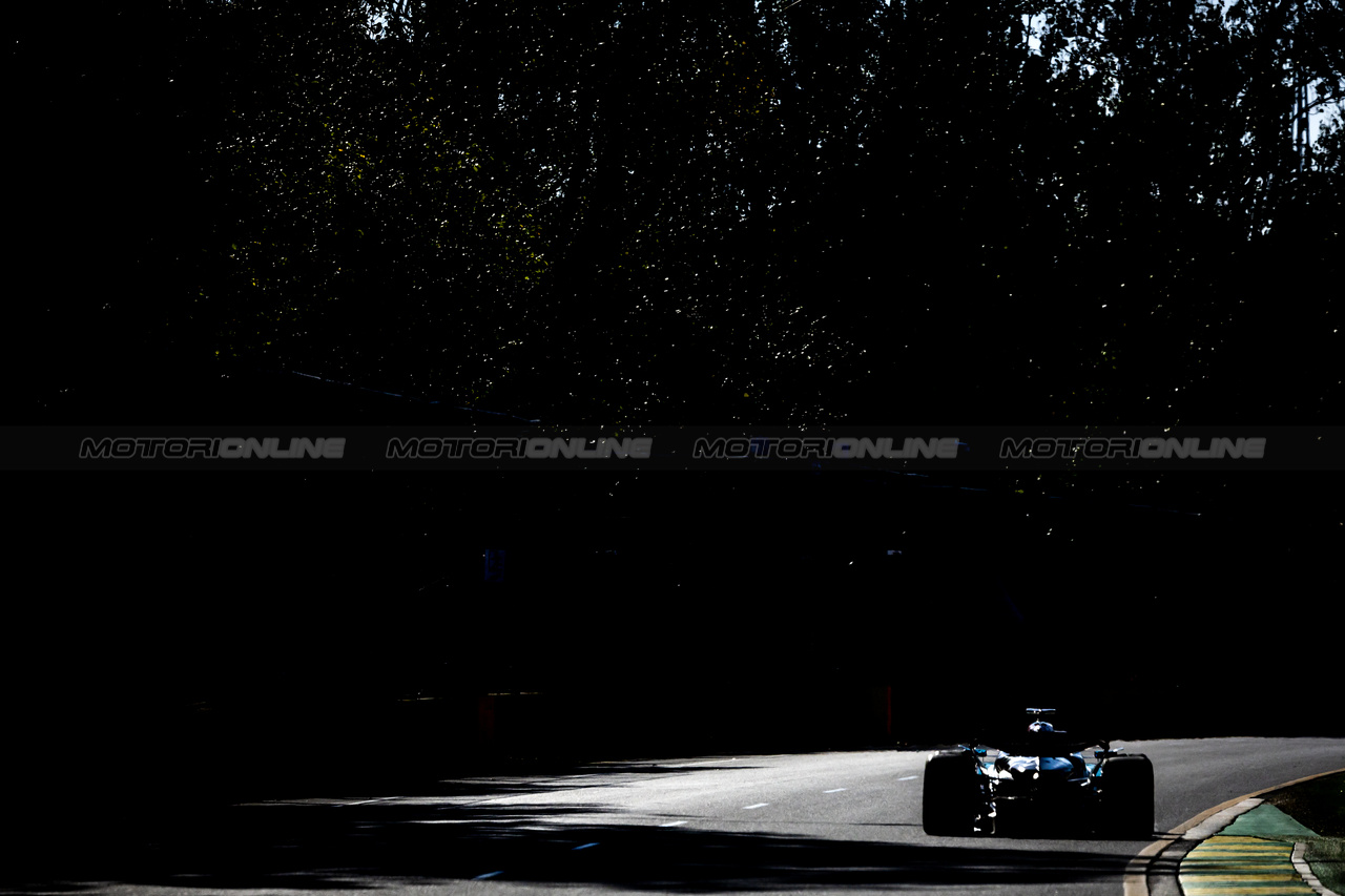 GP AUSTRALIA, George Russell (GBR) Mercedes AMG F1 W15.

22.03.2024. Formula 1 World Championship, Rd 3, Australian Grand Prix, Albert Park, Melbourne, Australia, Practice Day.

- www.xpbimages.com, EMail: requests@xpbimages.com © Copyright: Bearne / XPB Images