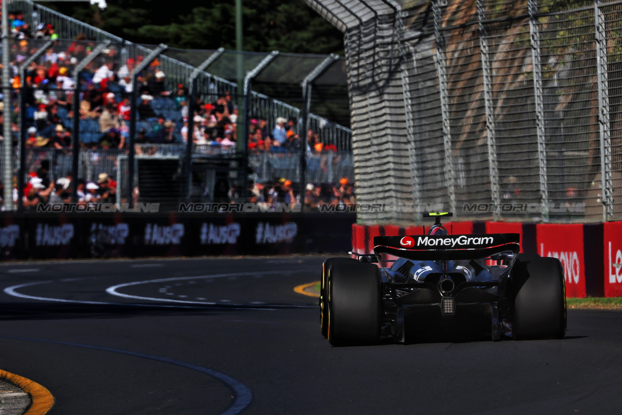 GP AUSTRALIA, Nico Hulkenberg (GER) Haas VF-24.

22.03.2024. Formula 1 World Championship, Rd 3, Australian Grand Prix, Albert Park, Melbourne, Australia, Practice Day.

 - www.xpbimages.com, EMail: requests@xpbimages.com © Copyright: Coates / XPB Images