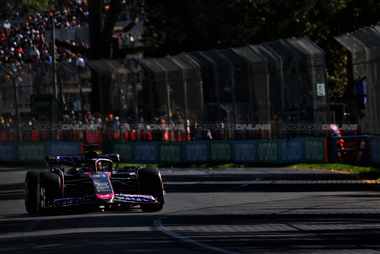 GP AUSTRALIA, Esteban Ocon (FRA) Alpine F1 Team A524.

22.03.2024. Formula 1 World Championship, Rd 3, Australian Grand Prix, Albert Park, Melbourne, Australia, Practice Day.

 - www.xpbimages.com, EMail: requests@xpbimages.com © Copyright: Coates / XPB Images