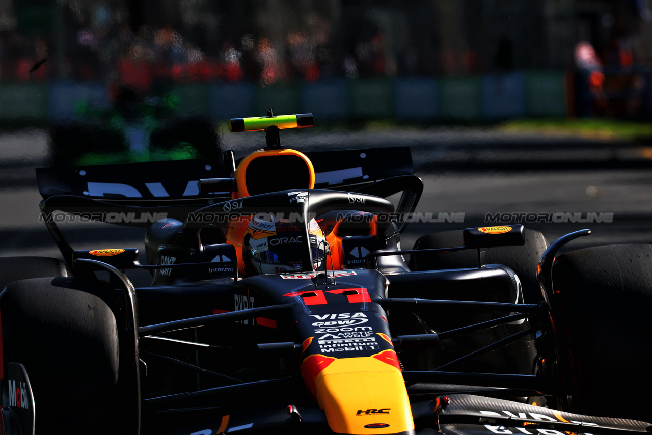 GP AUSTRALIA, Sergio Perez (MEX) Red Bull Racing RB20.

22.03.2024. Formula 1 World Championship, Rd 3, Australian Grand Prix, Albert Park, Melbourne, Australia, Practice Day.

 - www.xpbimages.com, EMail: requests@xpbimages.com © Copyright: Coates / XPB Images