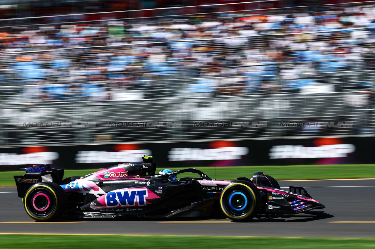 GP AUSTRALIA, Pierre Gasly (FRA), Alpine F1 Team 
22.03.2024. Formula 1 World Championship, Rd 3, Australian Grand Prix, Albert Park, Melbourne, Australia, Practice Day.
- www.xpbimages.com, EMail: requests@xpbimages.com © Copyright: Charniaux / XPB Images