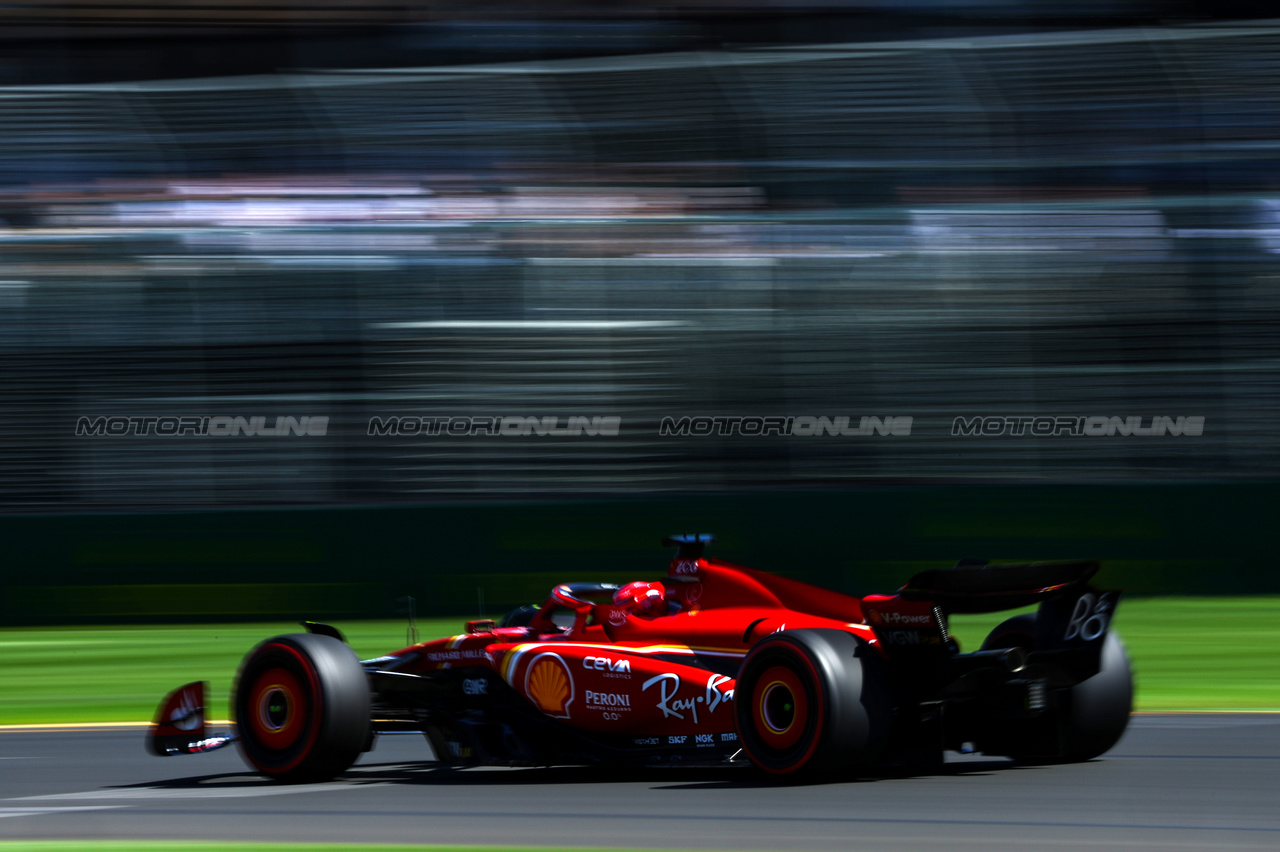 GP AUSTRALIA, Charles Leclerc (FRA), Ferrari 
22.03.2024. Formula 1 World Championship, Rd 3, Australian Grand Prix, Albert Park, Melbourne, Australia, Practice Day.
- www.xpbimages.com, EMail: requests@xpbimages.com © Copyright: Charniaux / XPB Images