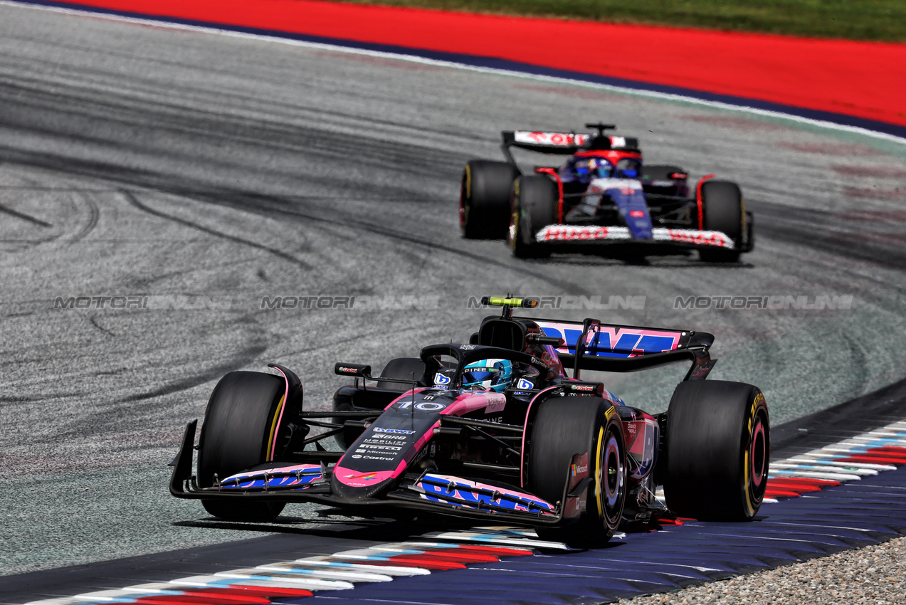 GP AUSTRIA, Pierre Gasly (FRA) Alpine F1 Team A524.

30.06.2024. Formula 1 World Championship, Rd 11, Austrian Grand Prix, Spielberg, Austria, Gara Day.

- www.xpbimages.com, EMail: requests@xpbimages.com © Copyright: Batchelor / XPB Images