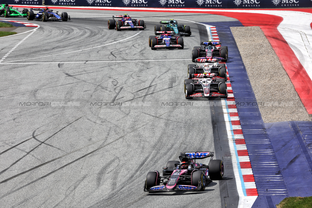 GP AUSTRIA, Esteban Ocon (FRA) Alpine F1 Team A524.

30.06.2024. Formula 1 World Championship, Rd 11, Austrian Grand Prix, Spielberg, Austria, Gara Day.

- www.xpbimages.com, EMail: requests@xpbimages.com © Copyright: Batchelor / XPB Images