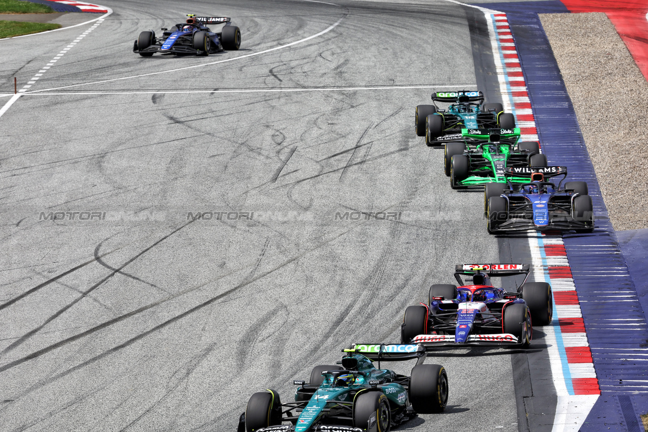 GP AUSTRIA, Logan Sargeant (USA) Williams Racing FW46 enters the pit lane.

30.06.2024. Formula 1 World Championship, Rd 11, Austrian Grand Prix, Spielberg, Austria, Gara Day.

- www.xpbimages.com, EMail: requests@xpbimages.com © Copyright: Batchelor / XPB Images