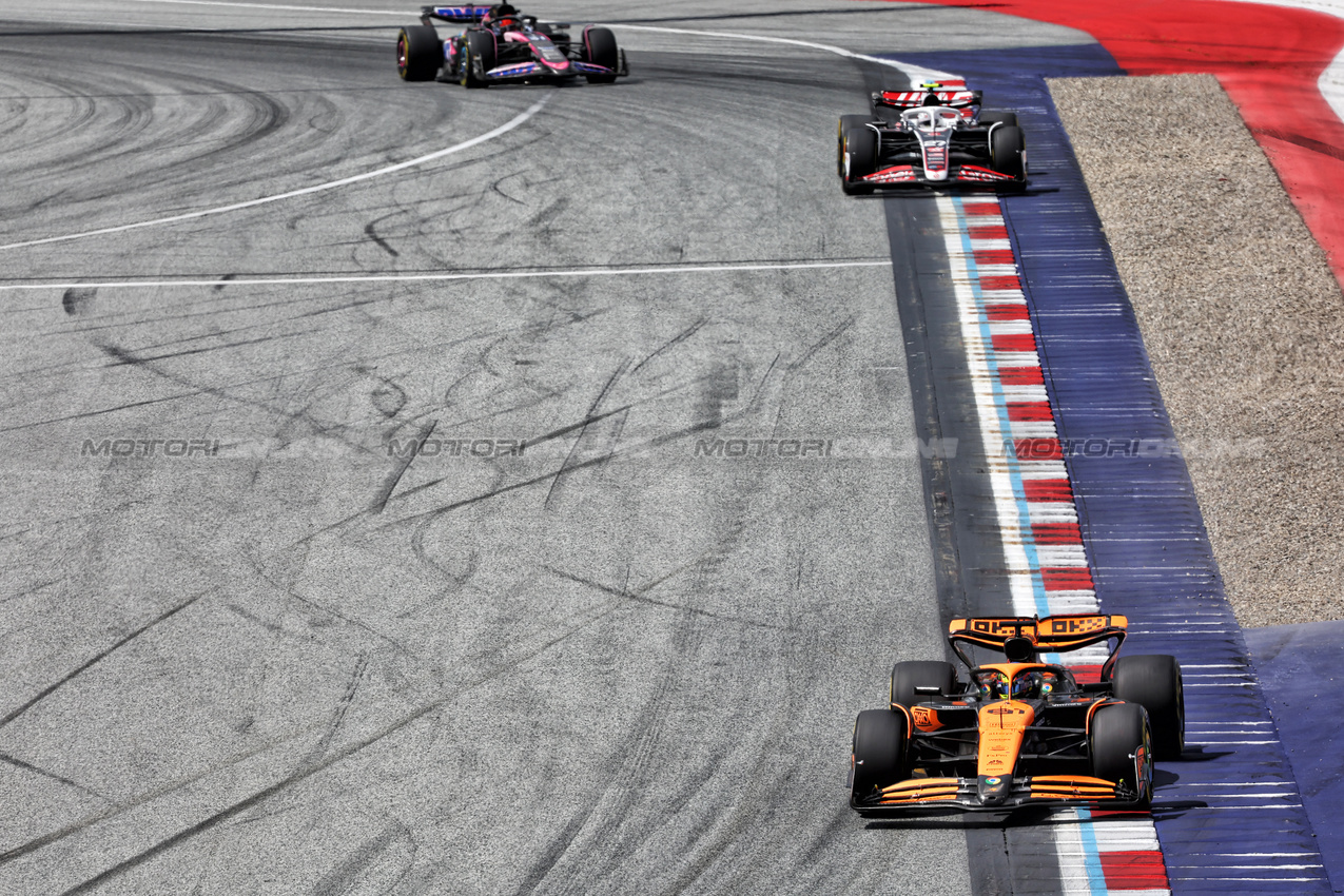 GP AUSTRIA, Oscar Piastri (AUS) McLaren MCL38.

30.06.2024. Formula 1 World Championship, Rd 11, Austrian Grand Prix, Spielberg, Austria, Gara Day.

- www.xpbimages.com, EMail: requests@xpbimages.com © Copyright: Batchelor / XPB Images