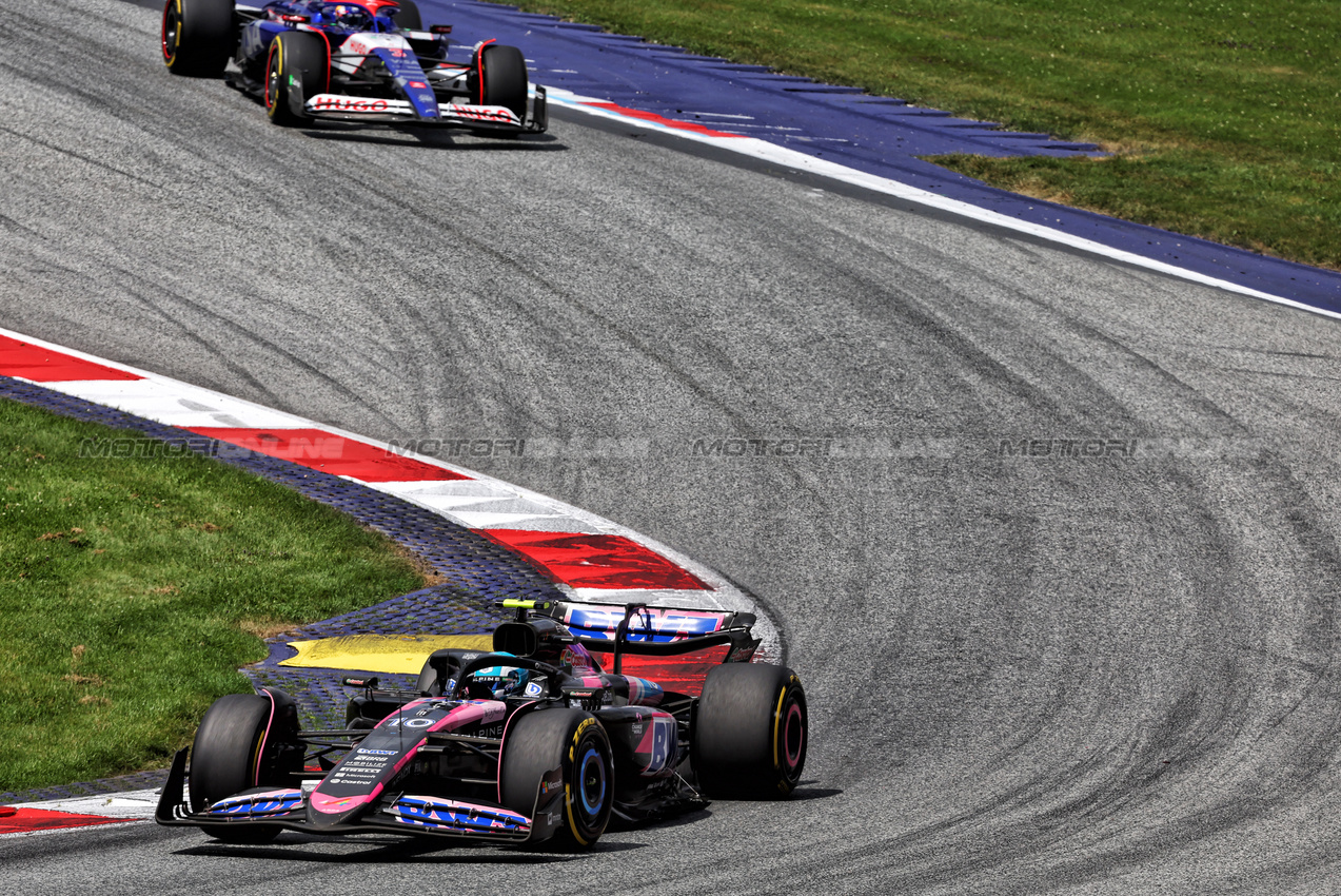 GP AUSTRIA, Pierre Gasly (FRA) Alpine F1 Team A524.

30.06.2024. Formula 1 World Championship, Rd 11, Austrian Grand Prix, Spielberg, Austria, Gara Day.

- www.xpbimages.com, EMail: requests@xpbimages.com © Copyright: Batchelor / XPB Images