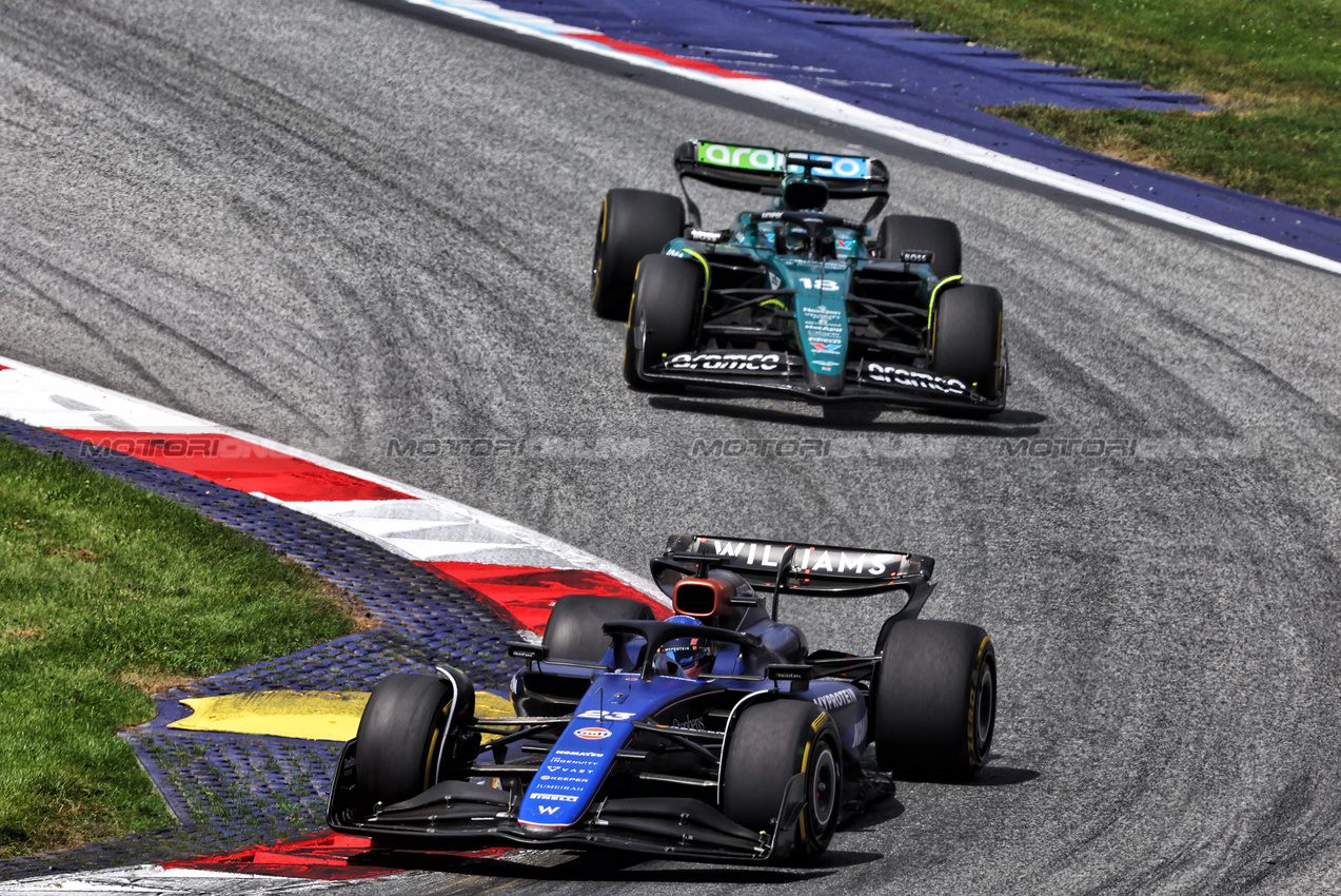 GP AUSTRIA, Alexander Albon (THA) Williams Racing FW46.

30.06.2024. Formula 1 World Championship, Rd 11, Austrian Grand Prix, Spielberg, Austria, Gara Day.

- www.xpbimages.com, EMail: requests@xpbimages.com © Copyright: Batchelor / XPB Images