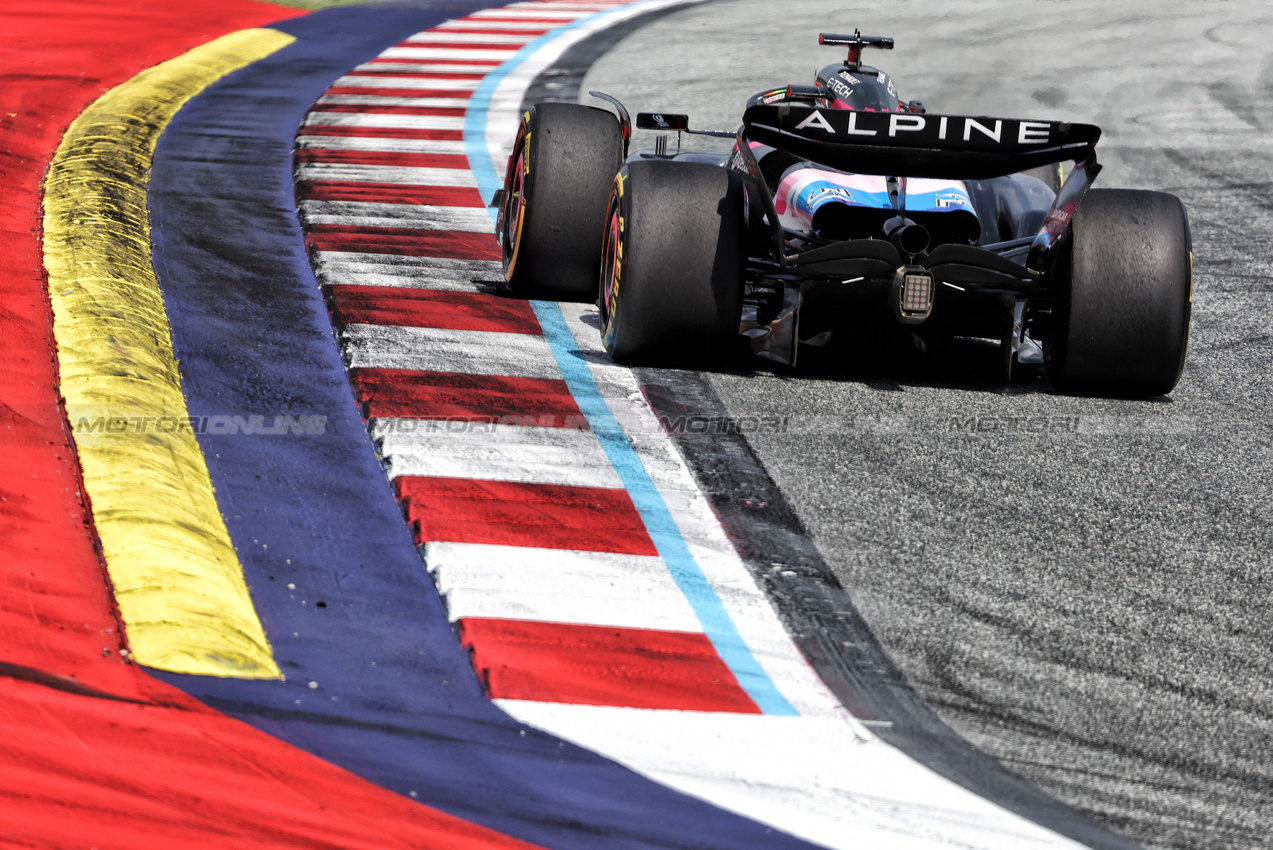 GP AUSTRIA, Esteban Ocon (FRA) Alpine F1 Team A524.

30.06.2024. Formula 1 World Championship, Rd 11, Austrian Grand Prix, Spielberg, Austria, Gara Day.

- www.xpbimages.com, EMail: requests@xpbimages.com © Copyright: Bearne / XPB Images