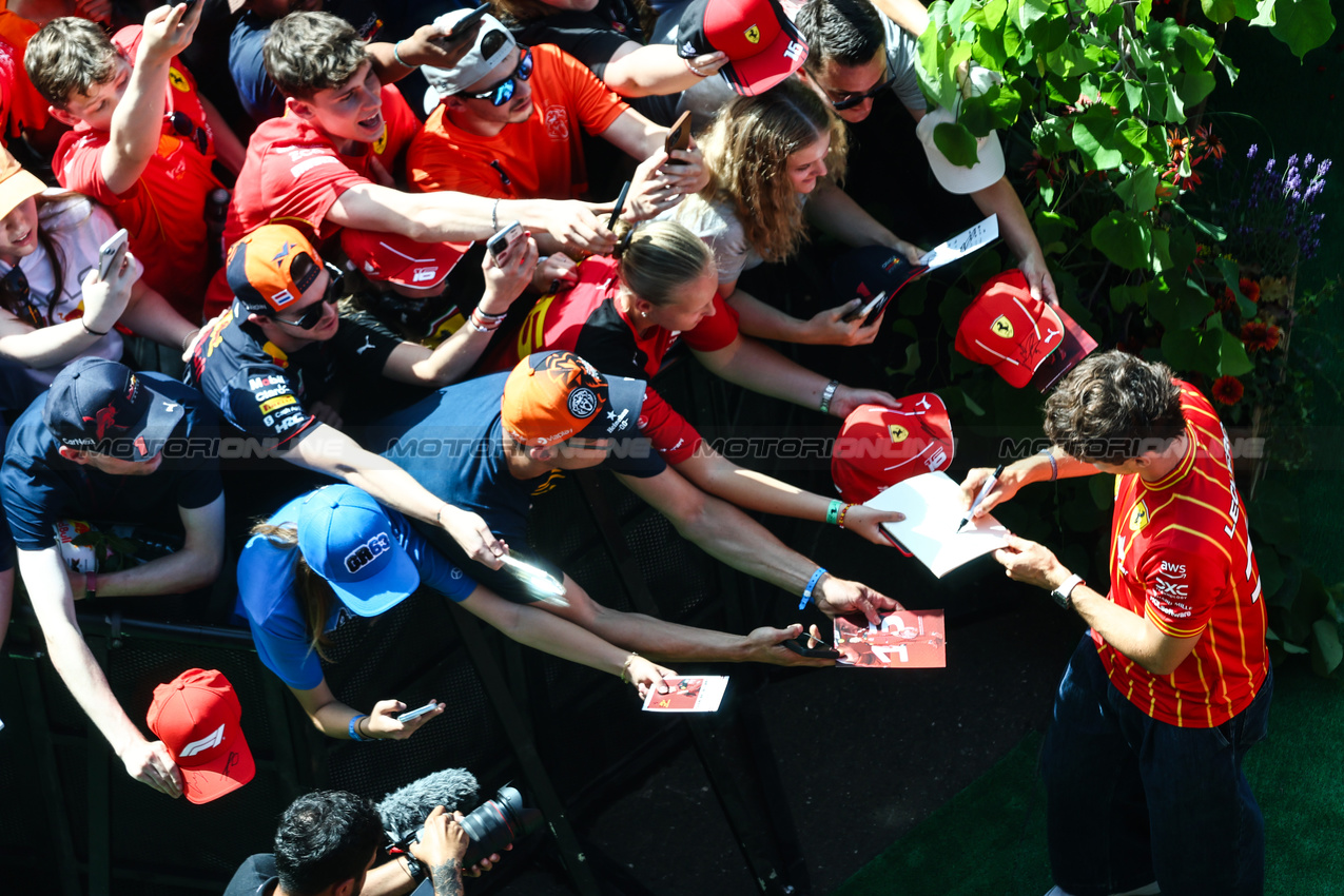 GP AUSTRIA, Charles Leclerc (FRA), Ferrari 
30.06.2024. Formula 1 World Championship, Rd 11, Austrian Grand Prix, Spielberg, Austria, Gara Day.
- www.xpbimages.com, EMail: requests@xpbimages.com © Copyright: Charniaux / XPB Images