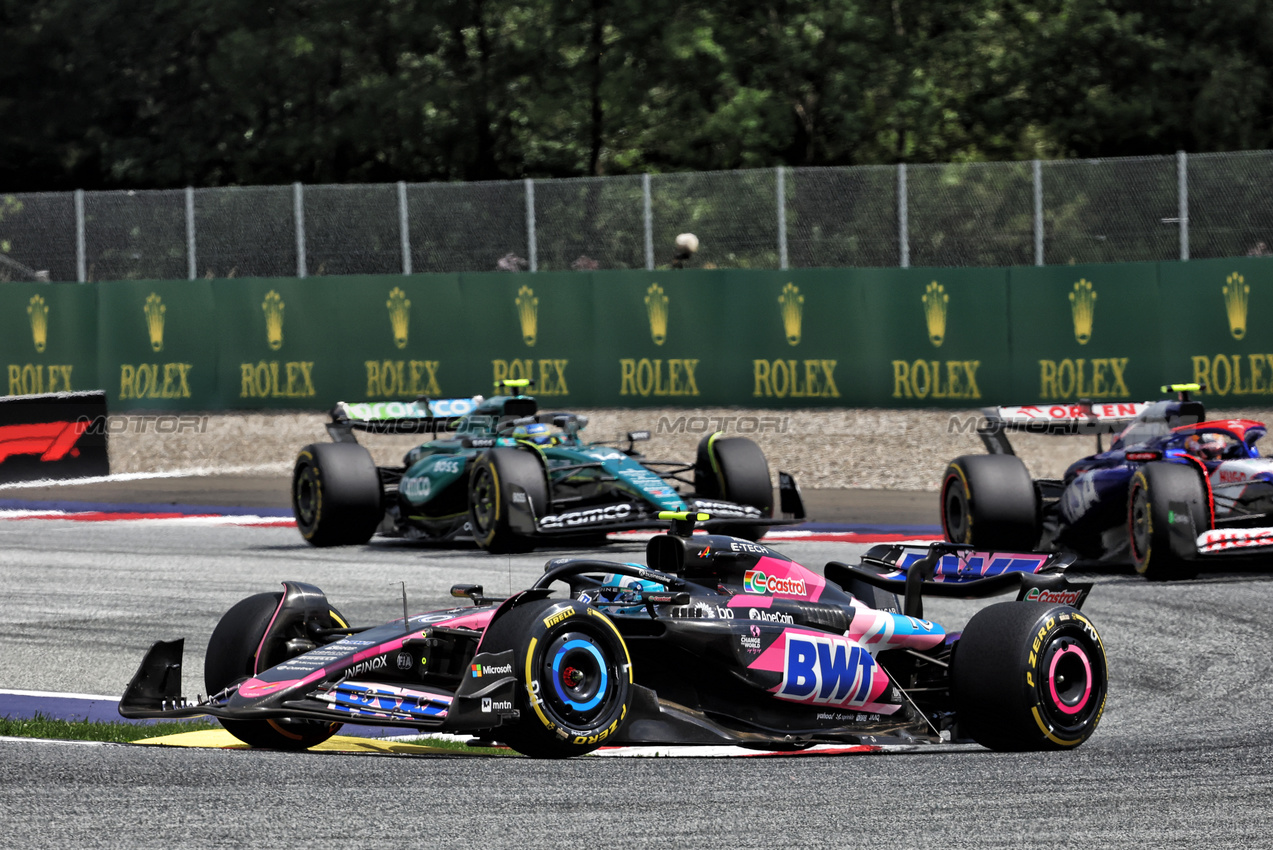 GP AUSTRIA, Pierre Gasly (FRA) Alpine F1 Team A524.

30.06.2024. Formula 1 World Championship, Rd 11, Austrian Grand Prix, Spielberg, Austria, Gara Day.

- www.xpbimages.com, EMail: requests@xpbimages.com © Copyright: Bearne / XPB Images