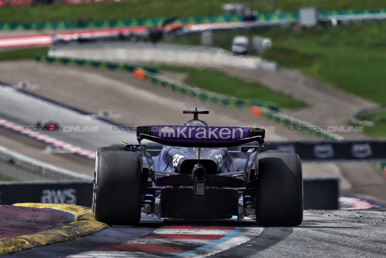 GP AUSTRIA, Alexander Albon (THA) Williams Racing FW46.

30.06.2024. Formula 1 World Championship, Rd 11, Austrian Grand Prix, Spielberg, Austria, Gara Day.

- www.xpbimages.com, EMail: requests@xpbimages.com © Copyright: Charniaux / XPB Images