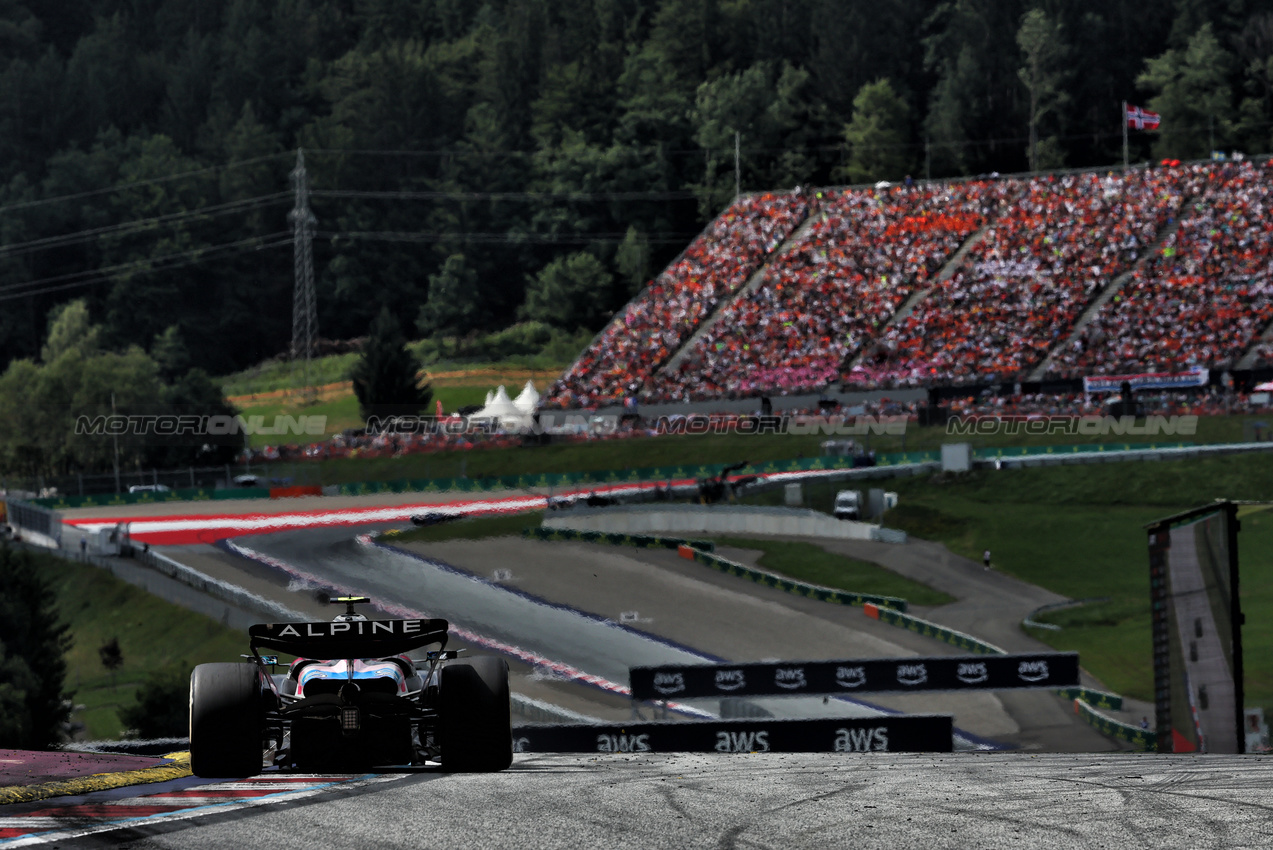 GP AUSTRIA, Pierre Gasly (FRA) Alpine F1 Team A524.

30.06.2024. Formula 1 World Championship, Rd 11, Austrian Grand Prix, Spielberg, Austria, Gara Day.

- www.xpbimages.com, EMail: requests@xpbimages.com © Copyright: Charniaux / XPB Images